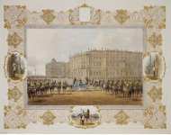 Sadovnikov Vasily Semyonovich Review of the Horse-Guardsmens Regiment in Front of the Winter Palace - Hermitage